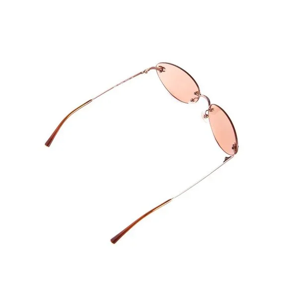 Authentic CHANEL Logo Y2K Cat Eye Sunglasses - Picture 7 of 14